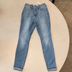 Hollister Women's Sky Blue Skinny Jeans